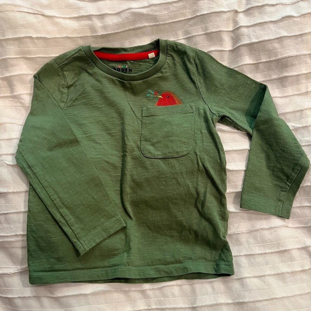 Winter Holiday Toddler Pocket Tee